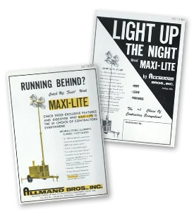 Allmand's Maxi-Light . portable light tower